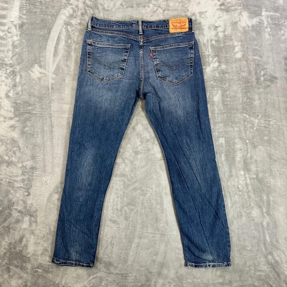 Levi's 502 Taper Fit Jeans Mens Size 34x32 Blue Medium Wash Denim Pants